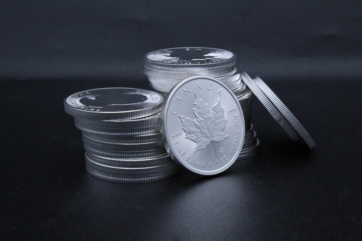 1 oz Canadian Maple Leaf Silver Coins I9242