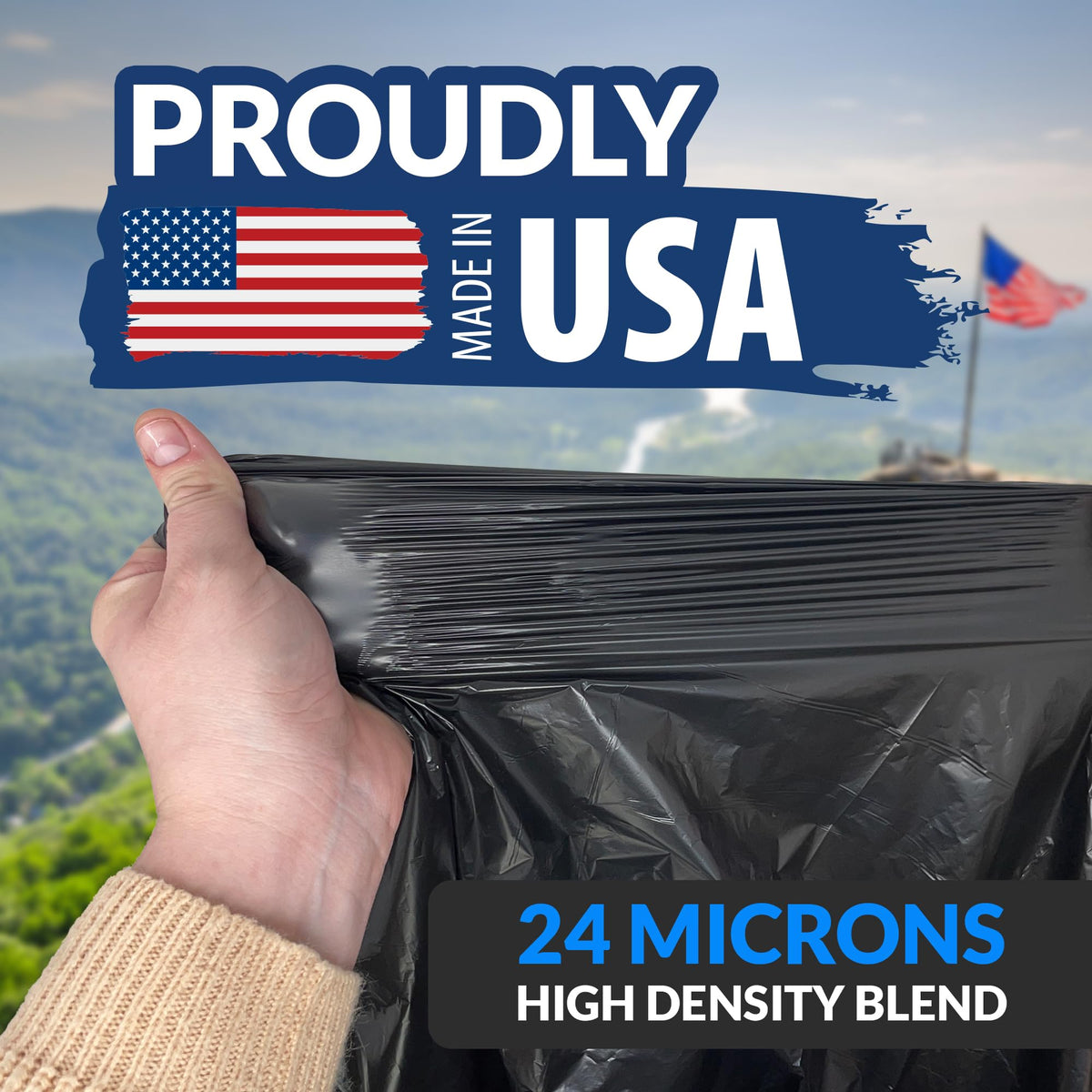 Black Heavy Duty Trash Bags 30 Count B95227
