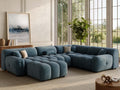 Oversized U-Shaped Sectional Sofa with Ottoman A469