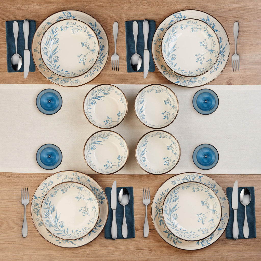 12 Piece Multicolor Dinnerware Set Q820