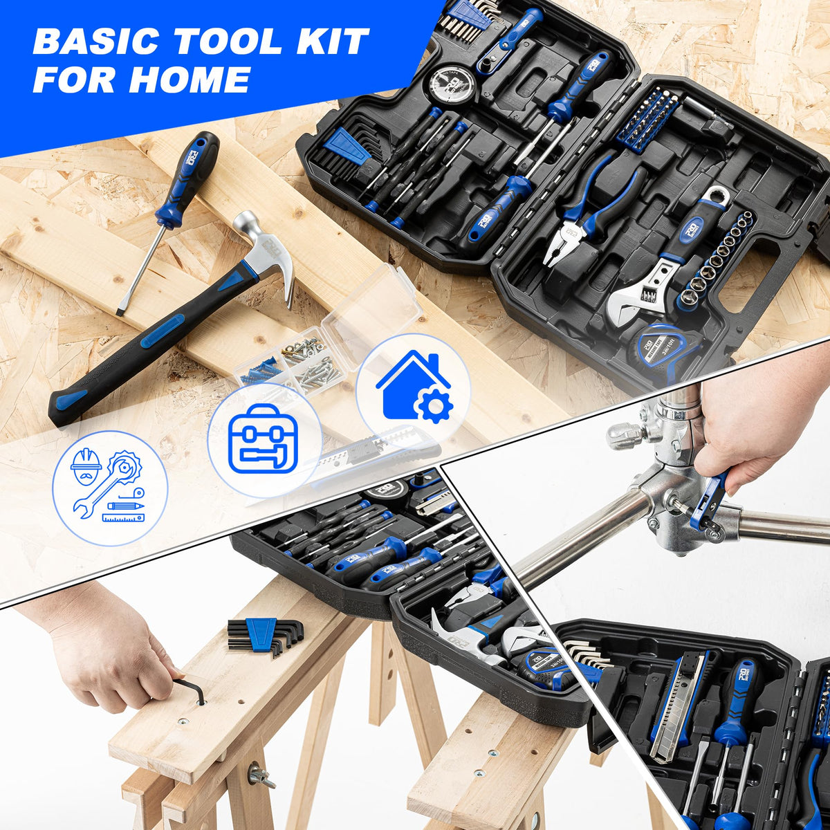 160-Piece Blue Tool Set H61117
