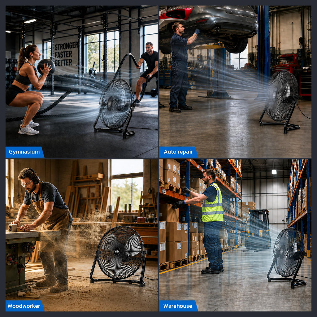20 Inch 3-Speed Metal Industrial Floor Fan Z132541
